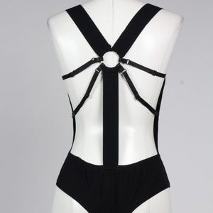 BLACK STATEMENT BODYSUIT